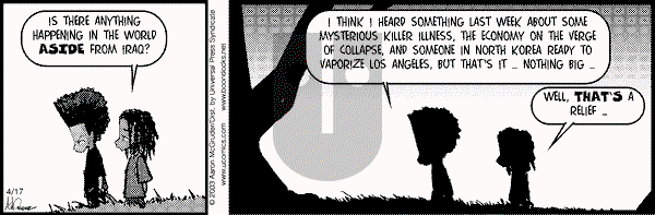 The Boondocks on Thursday November 18, 2010 Comic Strip