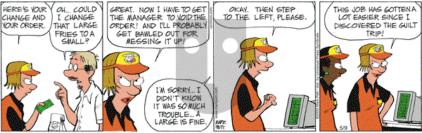Lucky Cow on Friday May 9, 2003 Comic Strip