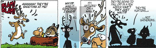 Over the Hedge on Wednesday November 18, 2015 Comic Strip