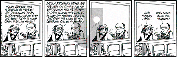 Doonesbury on Wednesday May 17, 1978 Comic Strip