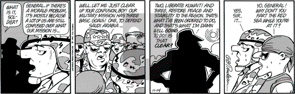 Doonesbury on Wednesday November 14, 1990 Comic Strip