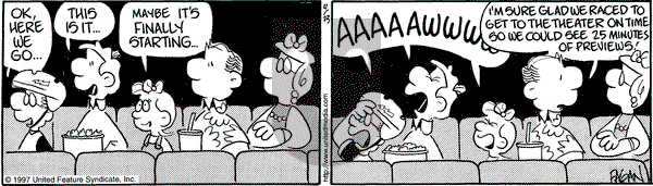 Drabble on Wednesday April 23, 1997 Comic Strip