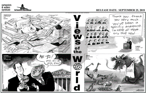 Views of the World on Tuesday September 25, 2018 Comic Strip