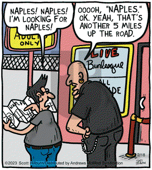 The Argyle Sweater - Saturday February 18, 2023 Comic Strip