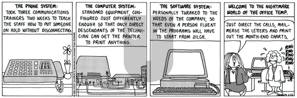 Cathy Classics - Thursday February 25, 1993 Comic Strip