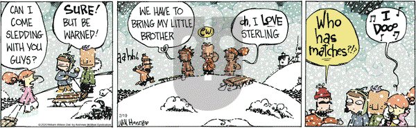 Wallace the Brave on Wednesday February 19, 2020 Comic Strip