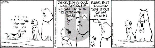 Red and Rover on Tuesday March 25, 2008 Comic Strip