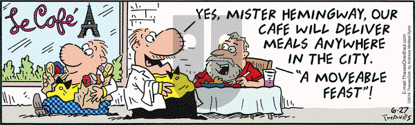 Frank and Ernest on Wednesday June 27, 2018 Comic Strip