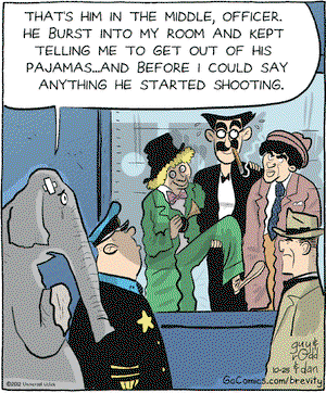 Brevity on Thursday October 25, 2012 Comic Strip