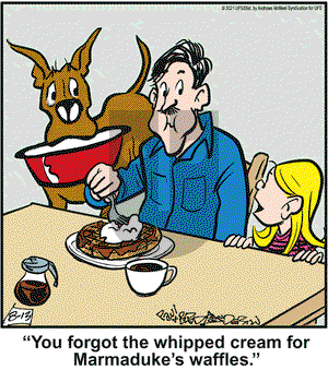 Marmaduke on Friday August 13, 2021 Comic Strip