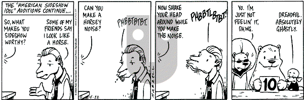 Big Top on Thursday April 22, 2004 Comic Strip