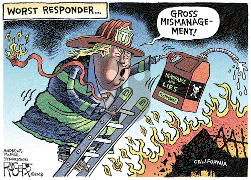 Rob Rogers on Tuesday November 13, 2018 Comic Strip