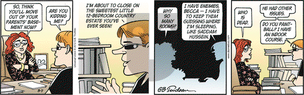 Doonesbury - Wednesday March 7, 2012 Comic Strip