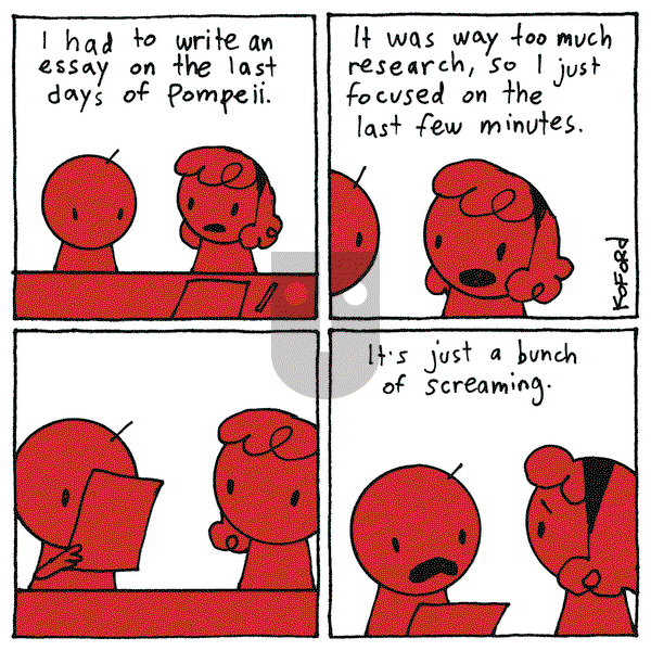 Haircut Practice - Monday September 23, 2024 Comic Strip