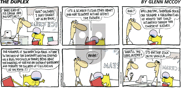 The Duplex on Sunday February 18, 2001 Comic Strip