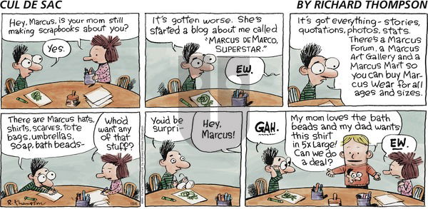 Cul de Sac on Sunday October 6, 2019 Comic Strip