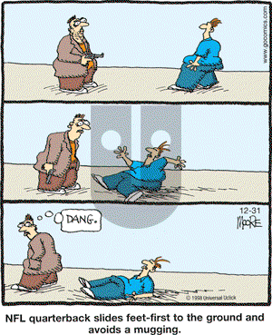In the Bleachers - Thursday December 31, 2009 Comic Strip