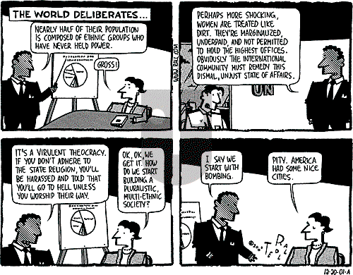 Ted Rall on Thursday December 20, 2001 Comic Strip