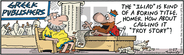 Frank and Ernest on Tuesday November 27, 2012 Comic Strip