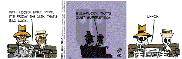 La Cucaracha on Friday November 13, 2015 Comic Strip
