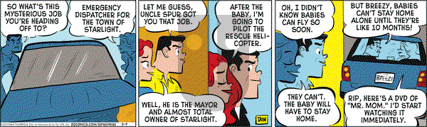 Rip Haywire on Saturday March 7, 2015 Comic Strip