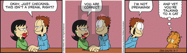 Garfield on Friday March 7, 2025 Comic Strip