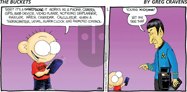 The Buckets on Sunday December 18, 2011 Comic Strip