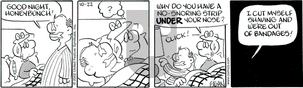 Drabble on Tuesday October 22, 2002 Comic Strip