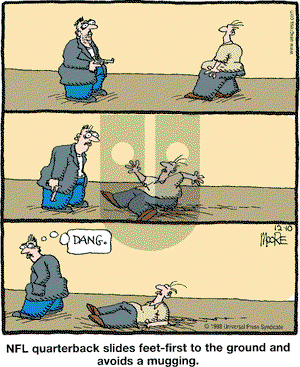 In the Bleachers on Thursday December 10, 1998 Comic Strip