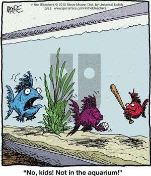 In the Bleachers on Thursday October 15, 2015 Comic Strip