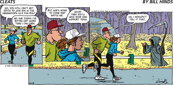 Cleats on Sunday March 13, 2005 Comic Strip