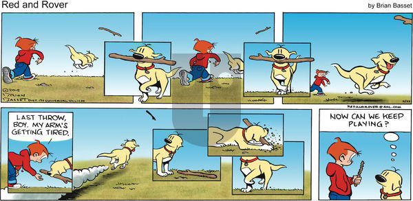 Red and Rover on Sunday February 22, 2015 Comic Strip