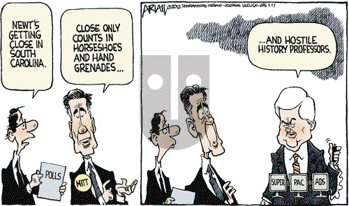 Robert Ariail on Wednesday January 18, 2012 Comic Strip