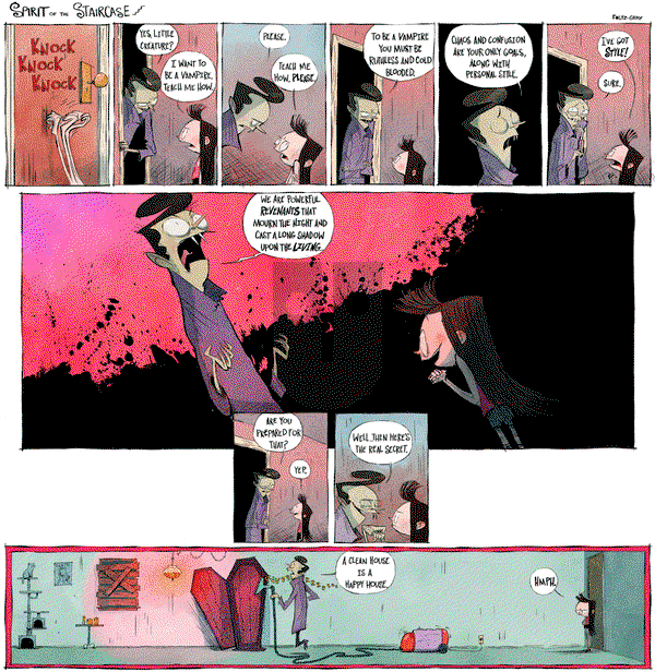 Spirit of the Staircase on Wednesday January 31, 2024 Comic Strip