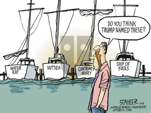 Jeff Stahler on Sunday August 26, 2018 Comic Strip
