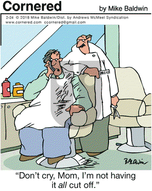 Cornered on Saturday February 24, 2018 Comic Strip