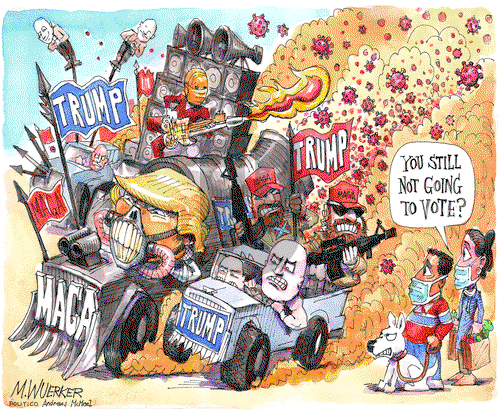 Matt Wuerker on Monday November 2, 2020 Comic Strip