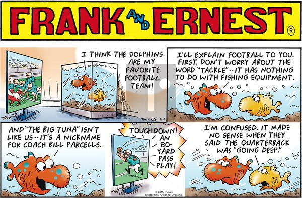 Frank and Ernest on Sunday November 1, 2015 Comic Strip