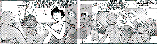 Alley Oop on Thursday August 3, 2006 Comic Strip