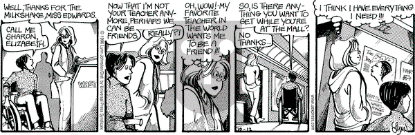 For Better or For Worse on Saturday October 12, 1996 Comic Strip