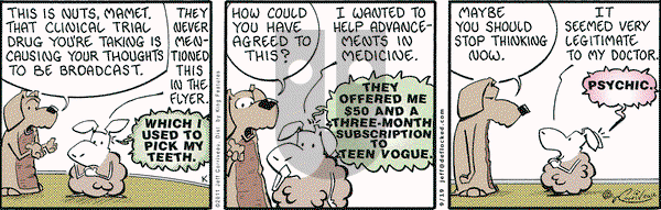 DeFlocked on Monday September 19, 2011 Comic Strip