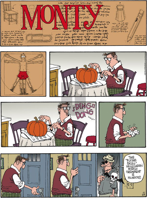 Monty on Sunday October 28, 2018 Comic Strip