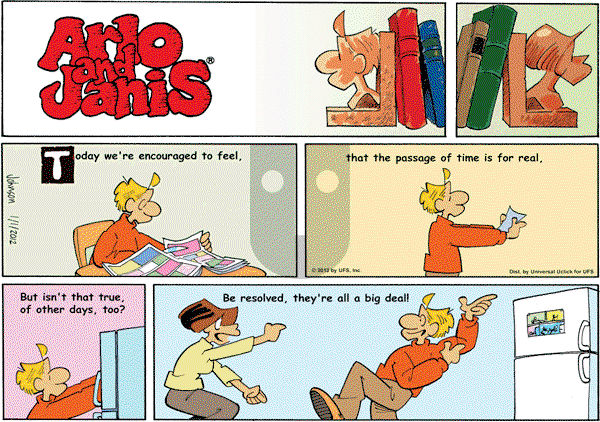 Arlo and Janis - Sunday January 1, 2012 Comic Strip