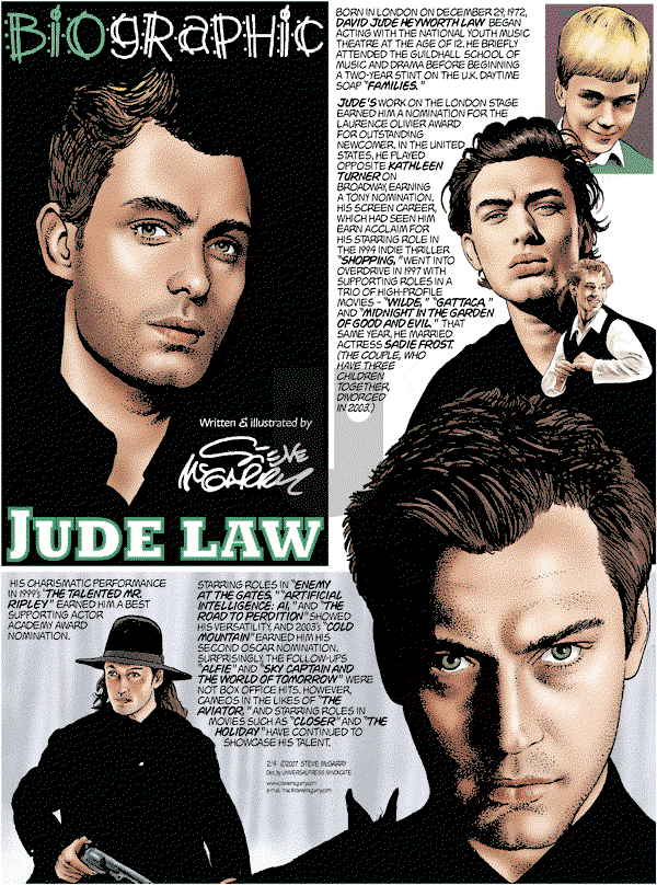 Biographic on Sunday February 4, 2007 Comic Strip