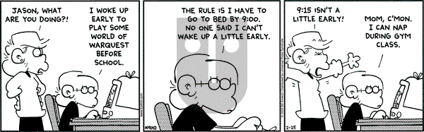 FoxTrot on Friday February 25, 2005 Comic Strip