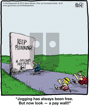 In the Bleachers on Thursday August 13, 2015 Comic Strip