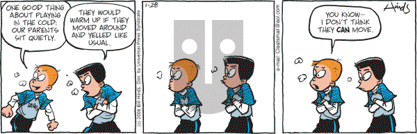 Cleats - Monday January 28, 2008 Comic Strip