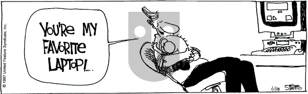 The Buckets on Thursday January 1, 1998 Comic Strip