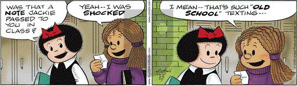 Nancy on Monday February 23, 2009 Comic Strip