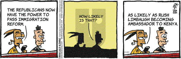 La Cucaracha on Friday November 21, 2014 Comic Strip